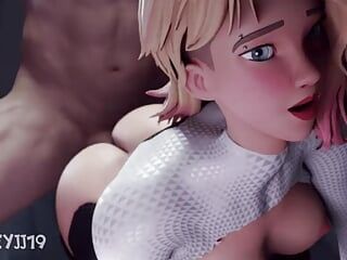 O melhor de Zoey19 animado 3D pornô compilação 9