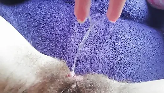 Extreme close up big clit orgasm intense clitoris stimulation