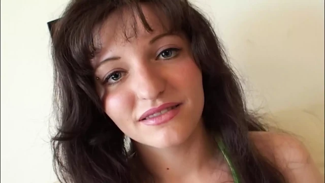 Amazing German teen with small boobs gets her holes pleased