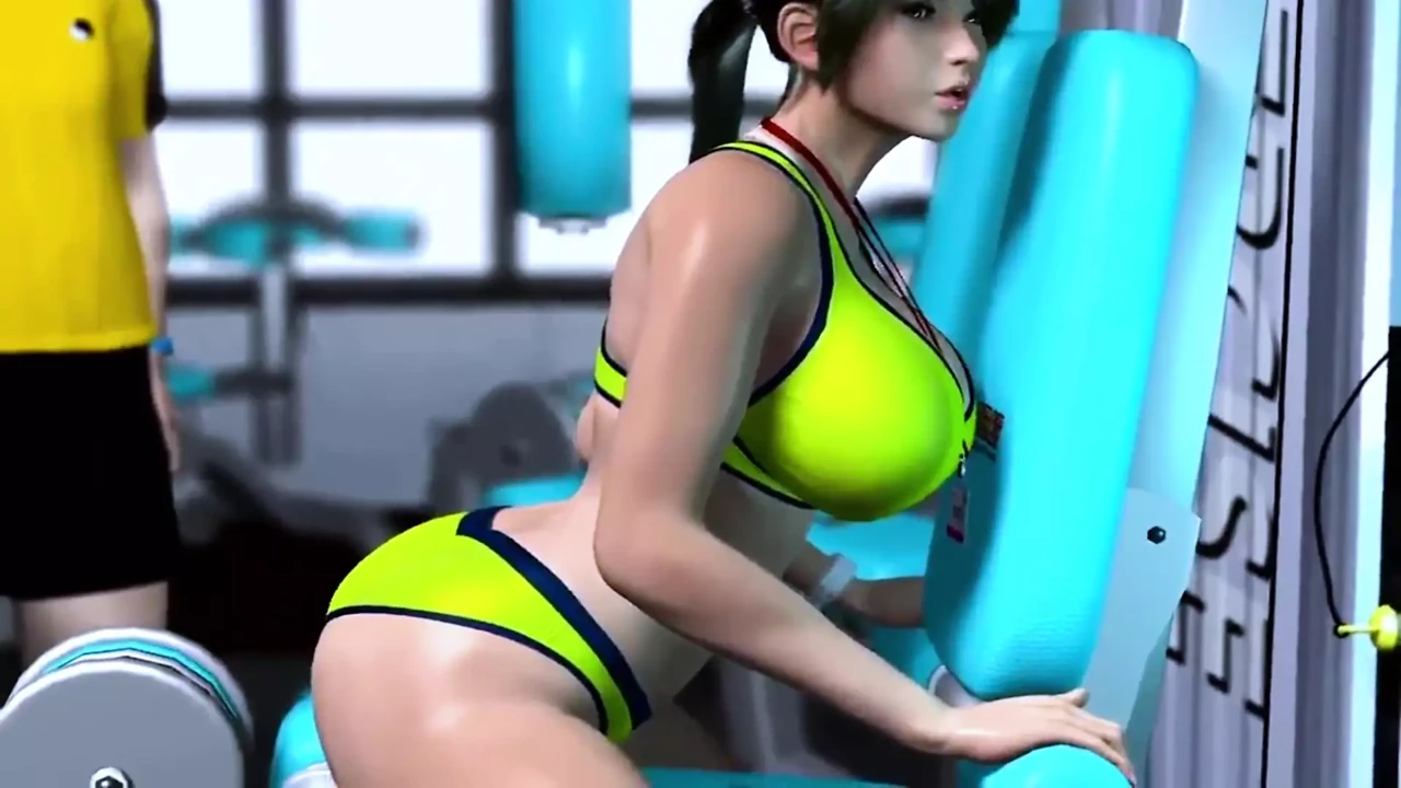 Big boob gym girl trainer - Hentai 3D 12