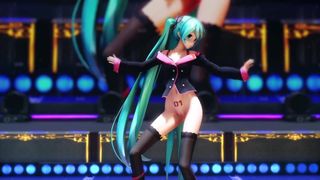 （mmd）初音未来 - 甜美的恶魔（由zekamashi7制作）