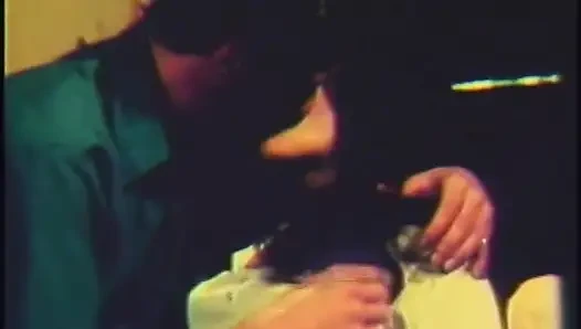 Sexy young girl in a vintage hard sex scene