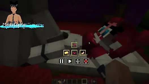 Minecraft Decor Mod FNAF - memamerkan beberapa animatronics aneh memakai beberapa pakaian bagus