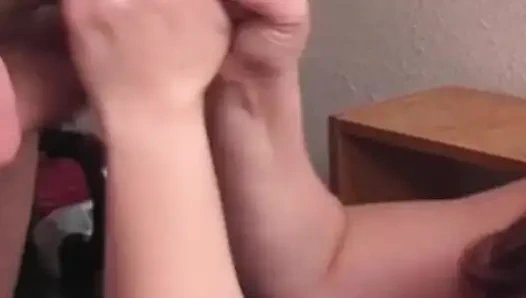 Curvy Babe's Office Hand Action