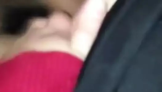 Creampie in the car with my gf