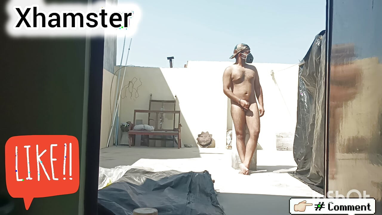 Nagi mnich z mandiru na ulicy porno