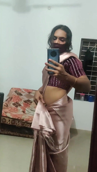 Beautiful Ladyboy Roshni Amateur Homemade Fun and Cumshot | Clip 1