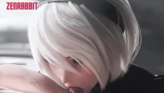 Антология траха женских персонажей в Nier Automata без цензуры, 3D хентай 2026
