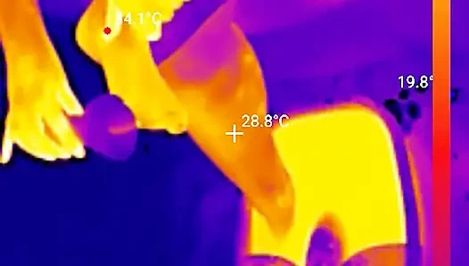 Feet Soles Get Ground, Buffed and Lubed Until They’re Glossy-fuckable Thermal POV