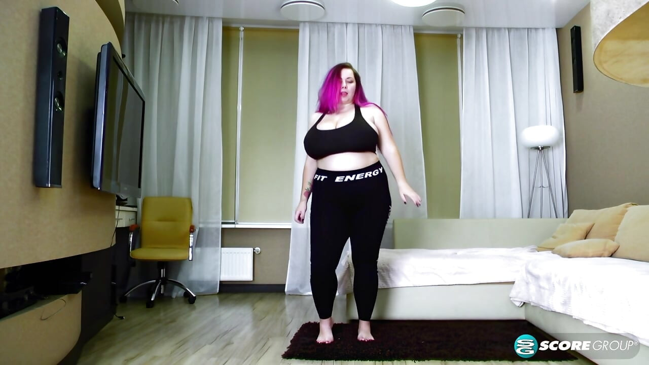 Fique em forma com a incrível candy kat