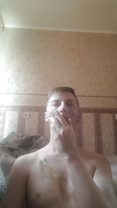 Dildo in mouth