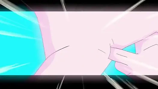 Hinata ngocok kontol besar dan memeknya dihabisin