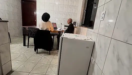 Secretary is surprised with slaps on the butt and anal penetration with creampie.