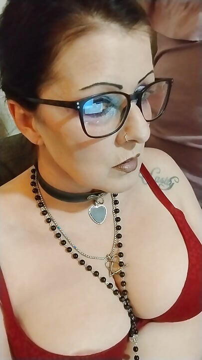 MILF Smoking in a Bra
