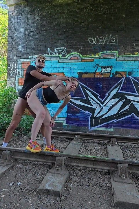 Alice Maze Fake Rail, Picked up and Fucked in Train Station