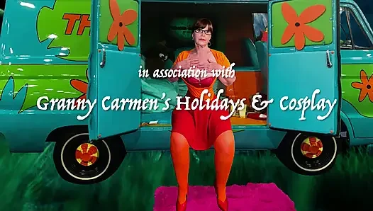 Бабушка Velma Dinkley под прикрытием шлюховатая слюнявая членососка 8623 фап