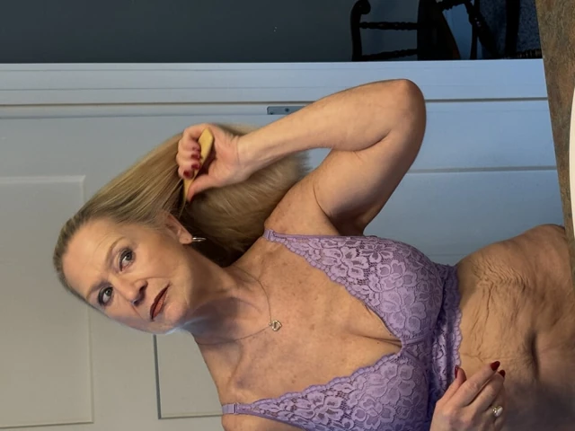 Hot GILF Dani D Mature Pre Blowjob Makeup Series #1
