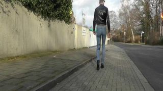 pissing in my jeans on the street