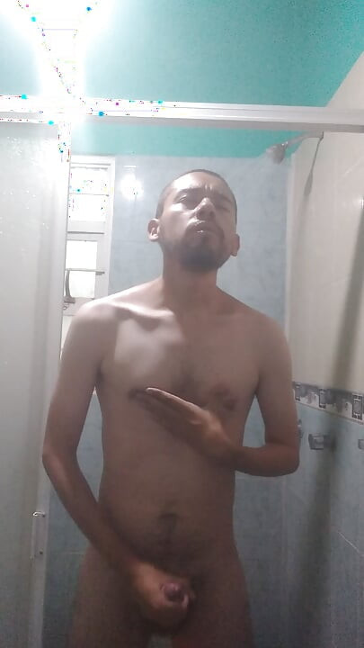 Masturbating before I take a bath