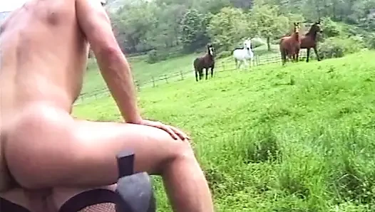 Mature Blonde MILF Stretched Wide in Outdoor Hardcore Pounding