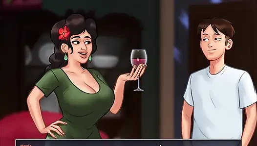 Ateşli olgun orta yaşlı seksi kadın - yaz mevsimi efsanesi