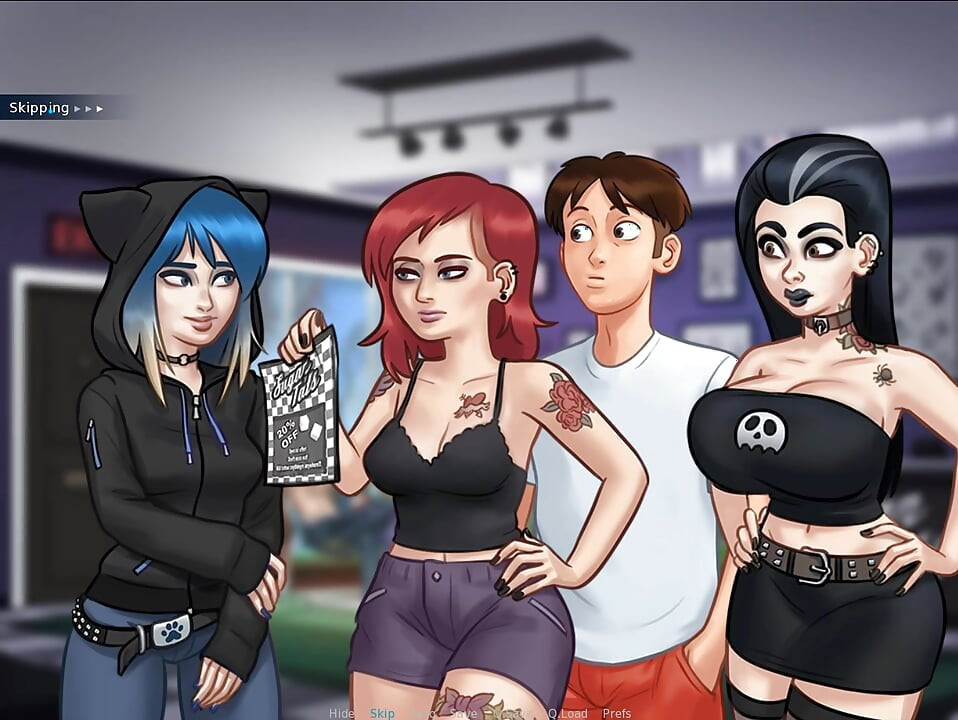 SUMMERTIME SAGA Part 319 - Projek tatu oleh Misskitty2k