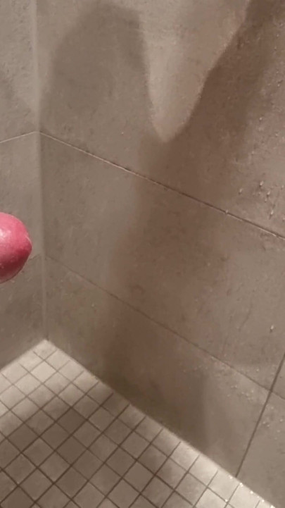 Memorable moment from "massive cumshot in public unisex shower"
