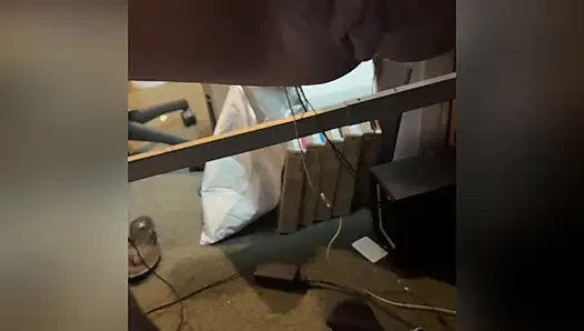 Dom ve küçük itaatkarı kamerada boşalıyor