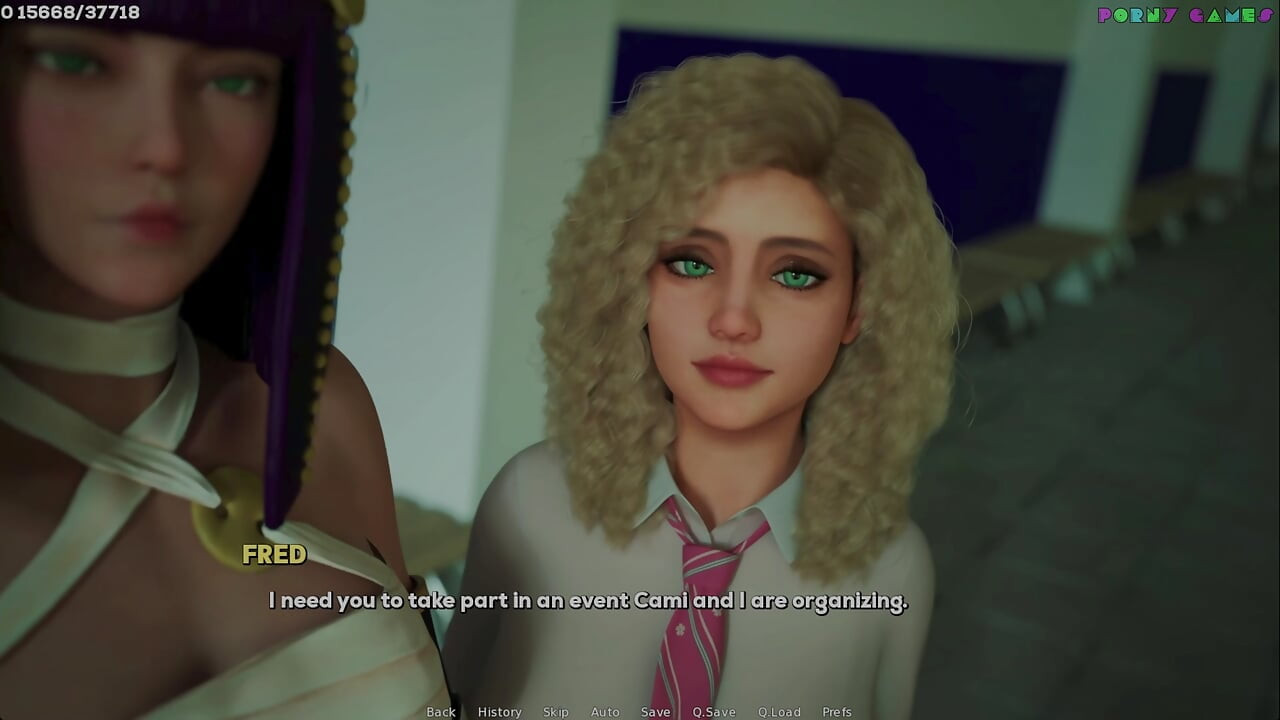 Shadows of Desire av Shamandev - College Cosplay-arrangement, Onani i klasserommet 61