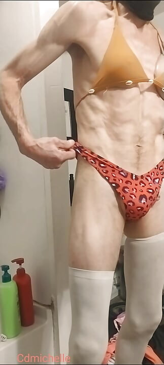 Cdmichelle Trying on Many Different Swimsuit
