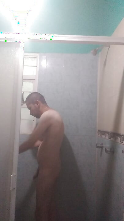 Masturbating before I take a bath