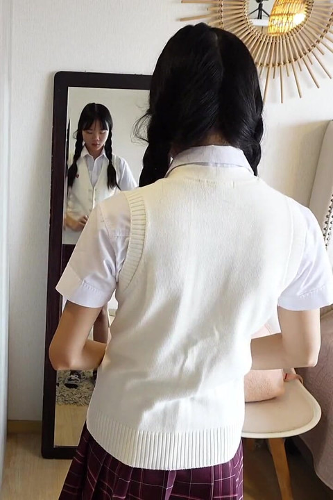 Photographer Ties up and Fucks a Petite Asian Schoolgirl with Pigtails