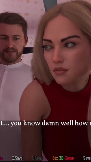 Stunning moment from "A Perfect Marriage #23 - Kendra and Anne went out for lunch ... Chris spend the night as Anne's"