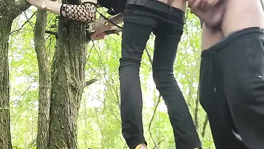 A Whore Offers Herself to Cocks in La Belle & Les Clochards