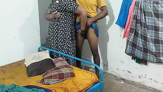 I inserted my big cock into Aunty's hairy pussy