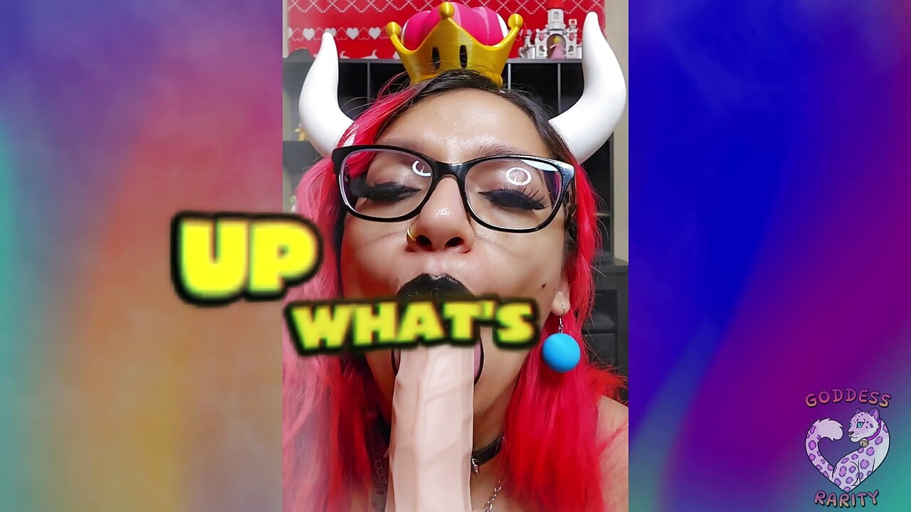 A la diosa Rarity le encanta darle a Mario una como Bowsette