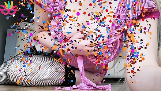 Princess Anya Wishes You a Happy Carnival with a Big, Oiled-up Ass