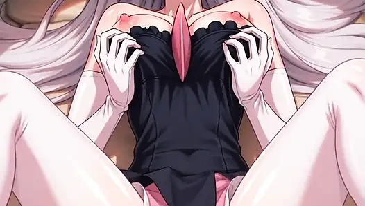 Hentai Wald Elfe wie ein pkmn stöhnen auf dem Boden hübsches Gesicht