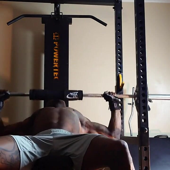 Push Day workout Jeremiah McPherson aka Hallelujah Johnson - Part 1