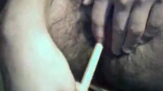 I masturb me and take a stick in my Ass