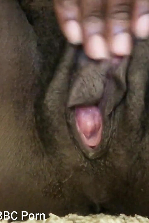 Squeezing My Boobs Rubbing My Big Black Pussy