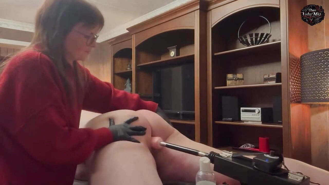 Domlady Mia - Punishment of Terror for the Slave - Training Ass Fucked by the Fucking Machine - Part 3