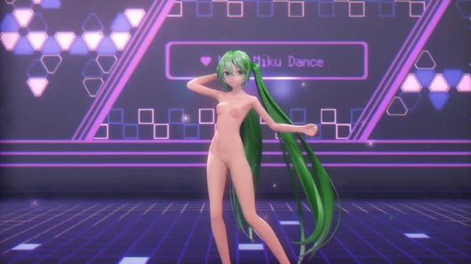 MMD Hatsune Miku, plan nocturne cynique - akai707 - couleur de cheveux vert Modifier Smixix