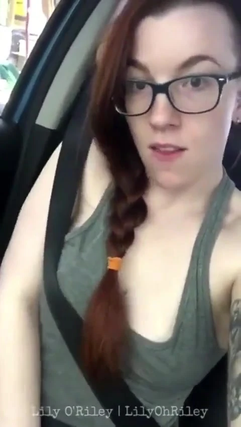 Stockings & Seatbelts Masturbation