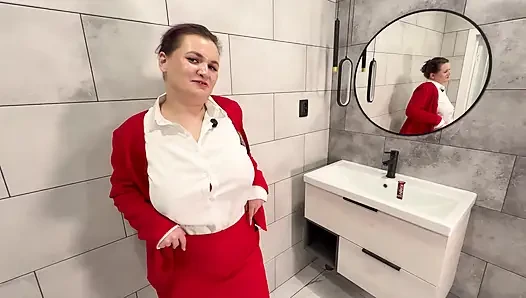 Fucked the Secretary in the Toilet