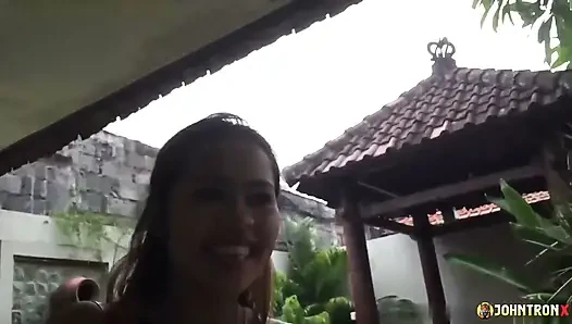 Johntronx - cewek seksi asia dientot habis-habisan sampai dicrot di dalam - pov