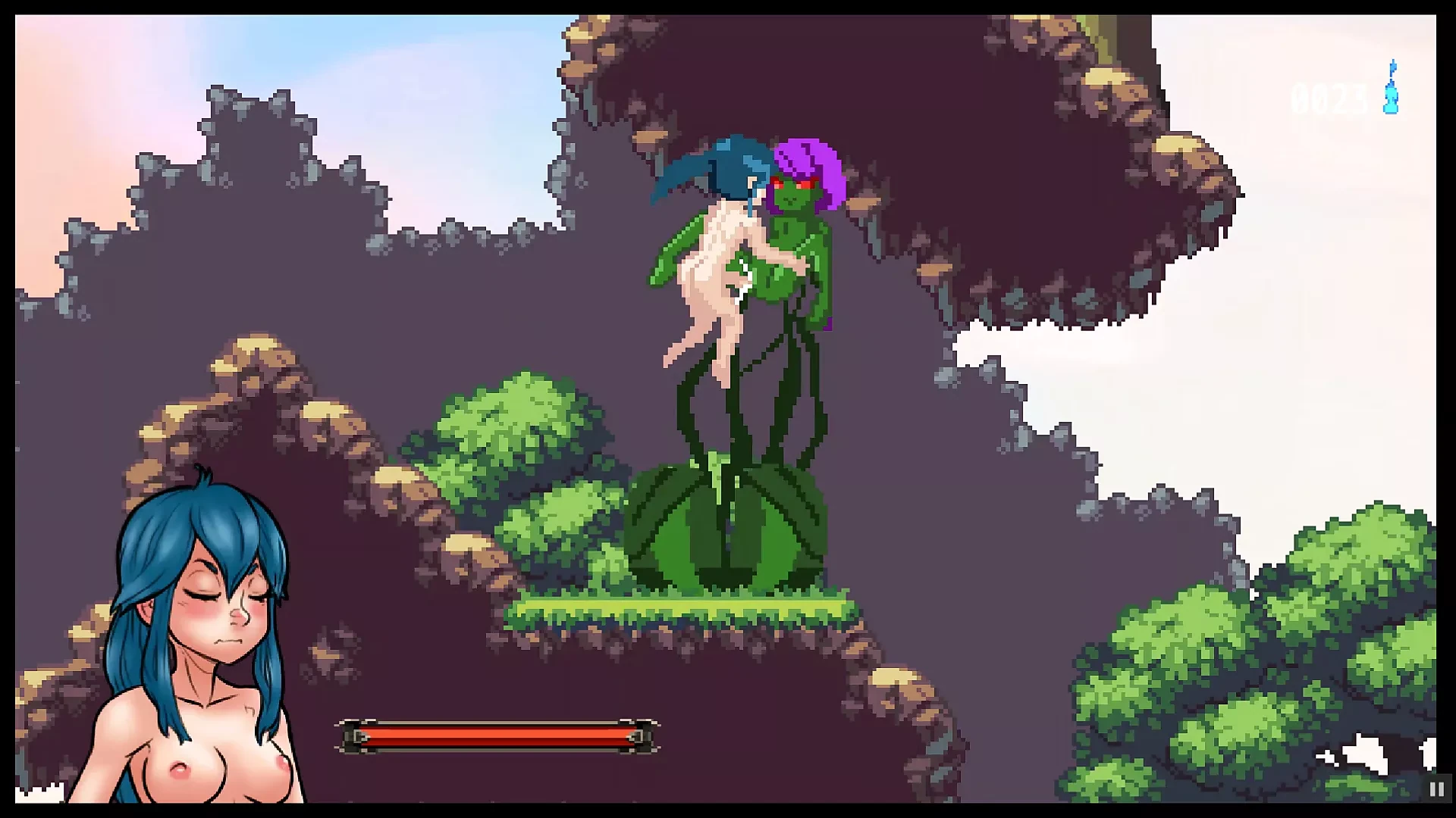 Nayla's Castle PornPlay Hentai game Ep.5 Threesome with dark elves is the solution to our problem