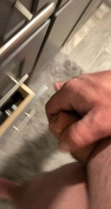 Jerking uncut POV