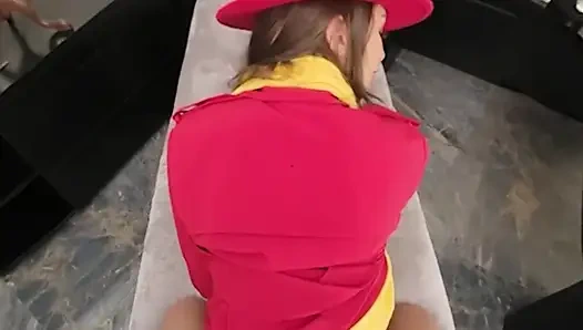 Vrcosplayx april olsen sebagai carmen sandiego adalah gadis nakal yang selalu kamu kendalikan sekarang bagian 3