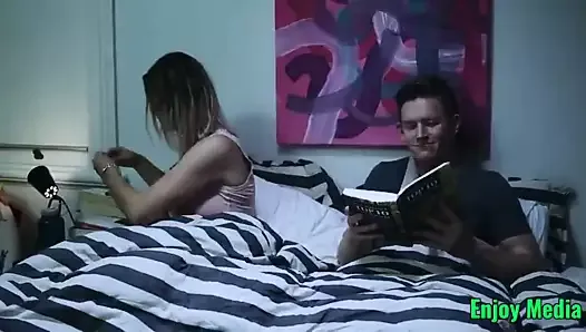 Husband vs wife super sex romance in bed room